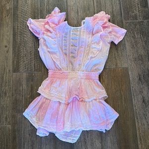 Pink Love Shack Fancy Dress. Size XS